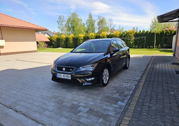 Seat Leon cena 59600 przebieg: 154650, rok produkcji 2016 z Kłecko małe 781